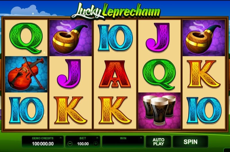 Lucky Leprechaun Microgaming Slot