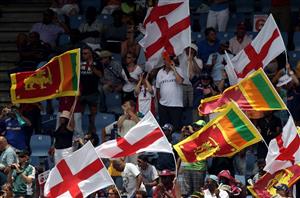 England and Sri Lanka flags