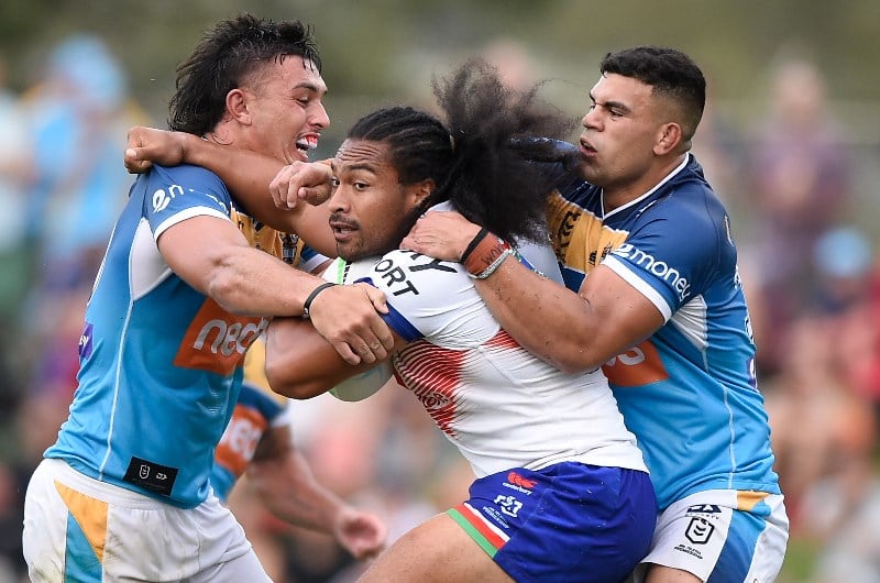 Gold Coast Titans vs Dolphins pre-game with Corey Thompson for