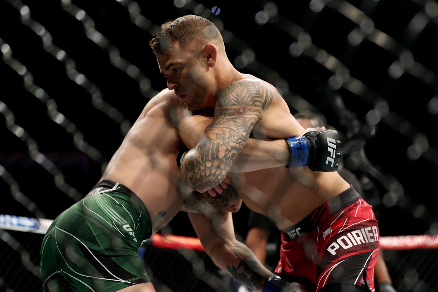 Dustin Poirier vs Conor McGregor In Pictures | Conor McGregor Suffers ...