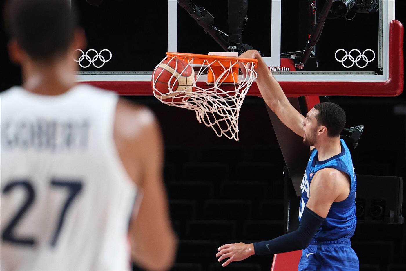 Olympic Games France Vs USA Basketball In Pictures | France Stun Team ...