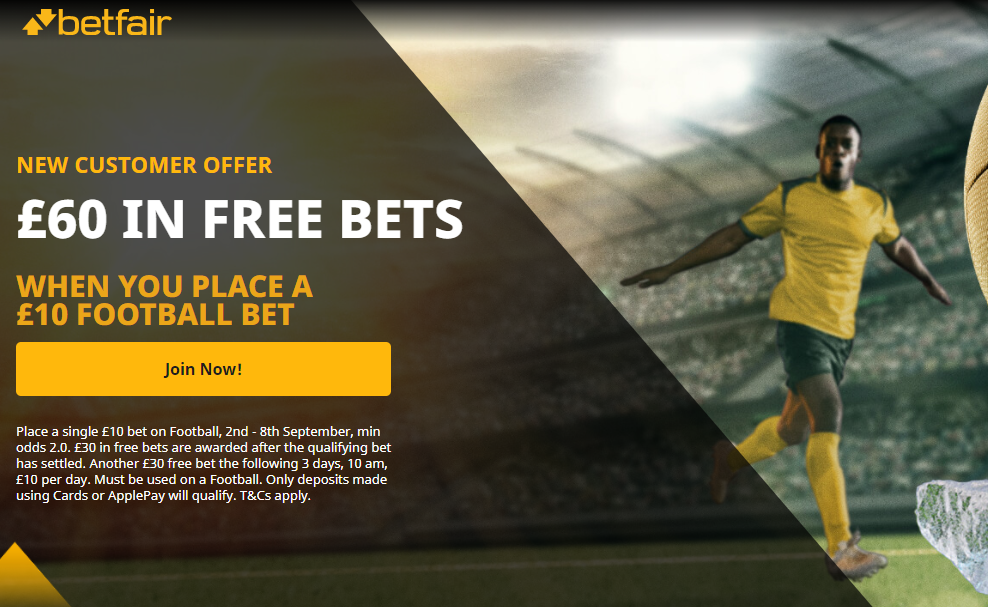 International football free bets: Bet £10 and get £10 in free bet