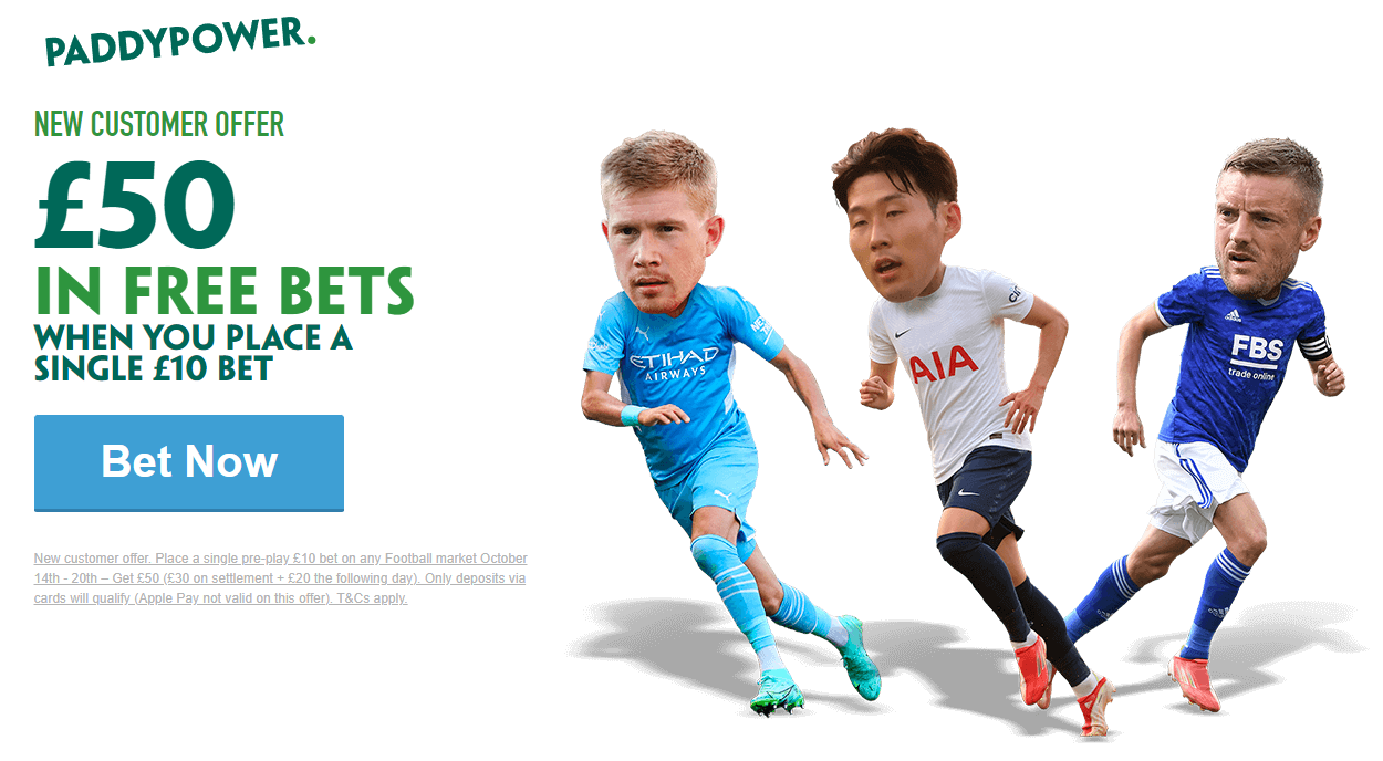 Football betting offer of the day: Get £30 in free bets today with