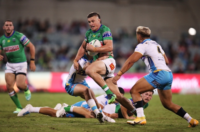 NRL Gold Coast Titans v Canberra Raiders, Round 20, 2022