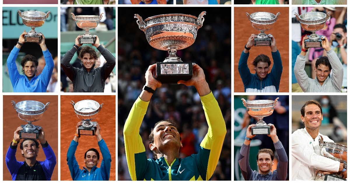 Mens French Open Winners List Rafael Nadal has won 14 titles
