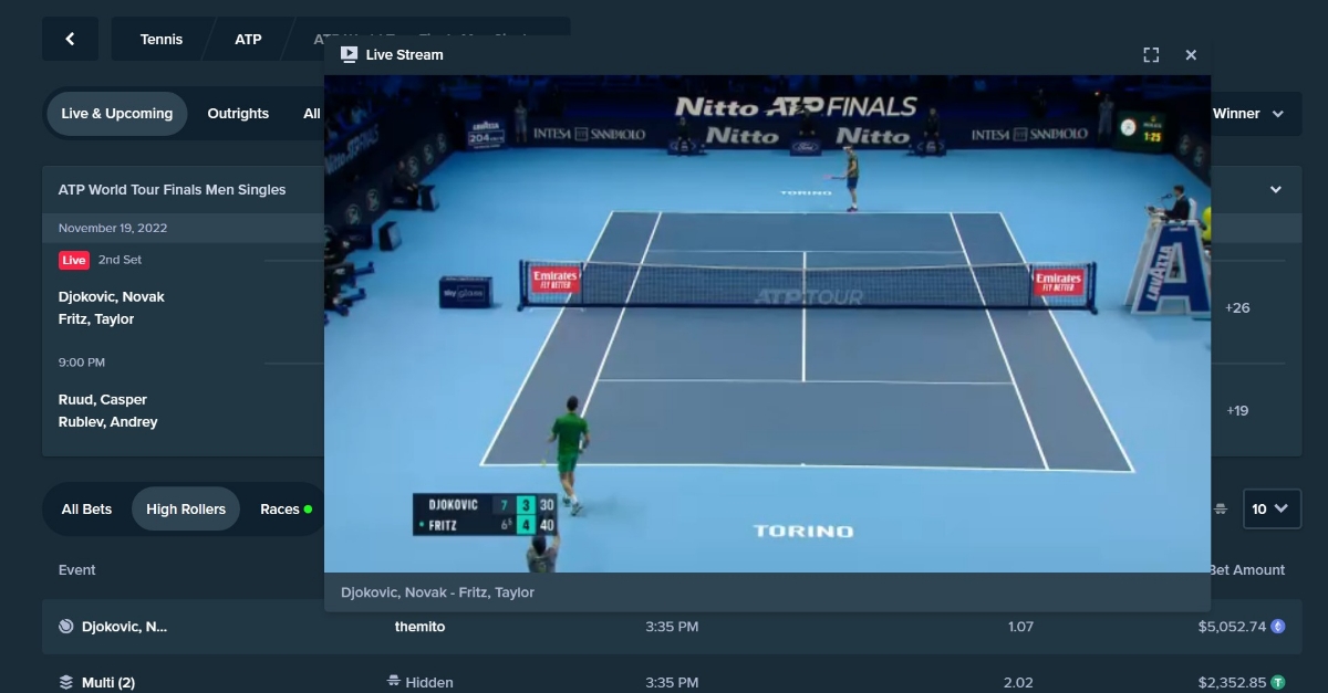 Novak Djokovic vs Taylor Fritz Free Stream Live Right Now Watch ATP