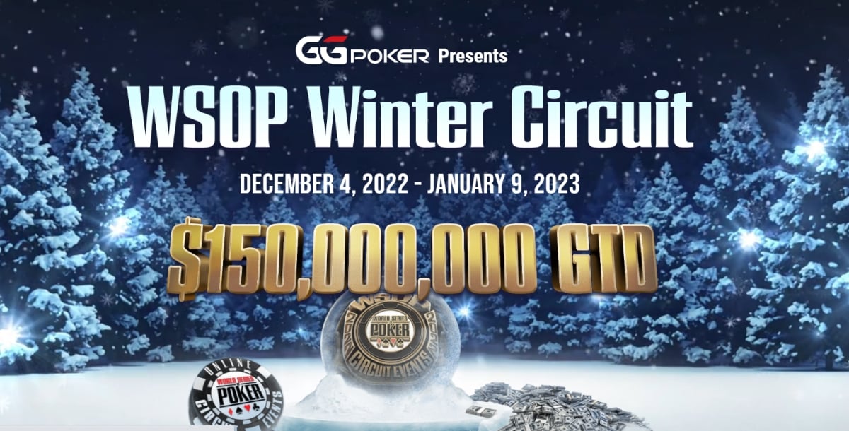 GGPoker launches 150million GTD WSOP Winter Circuit