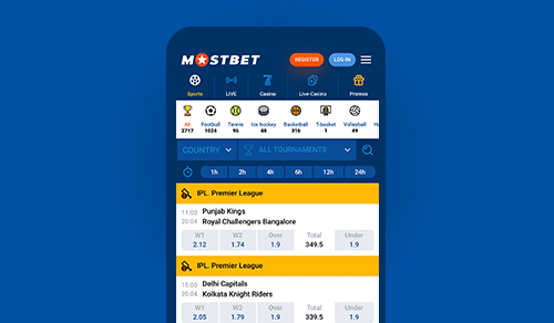 Mostbet-Website