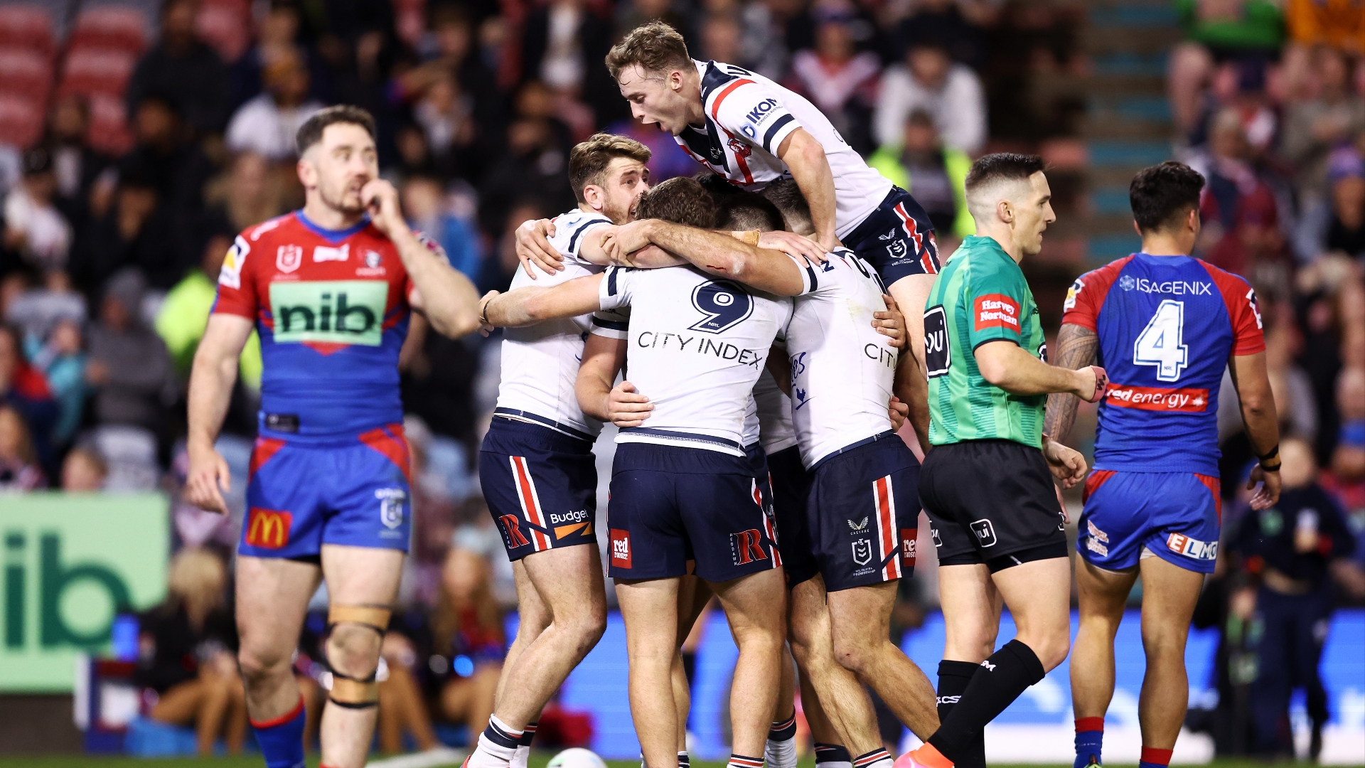 NRL 2023, Newcastle Knights v Sydney Roosters