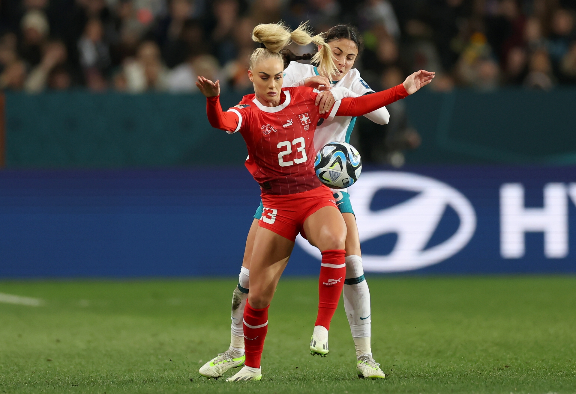 Switzerland Vs Spain Women Tips Can The Swiss Stun Spain At The Women   Large Alisha Lehmann Of Switzerland (Getty Images) 2086814 