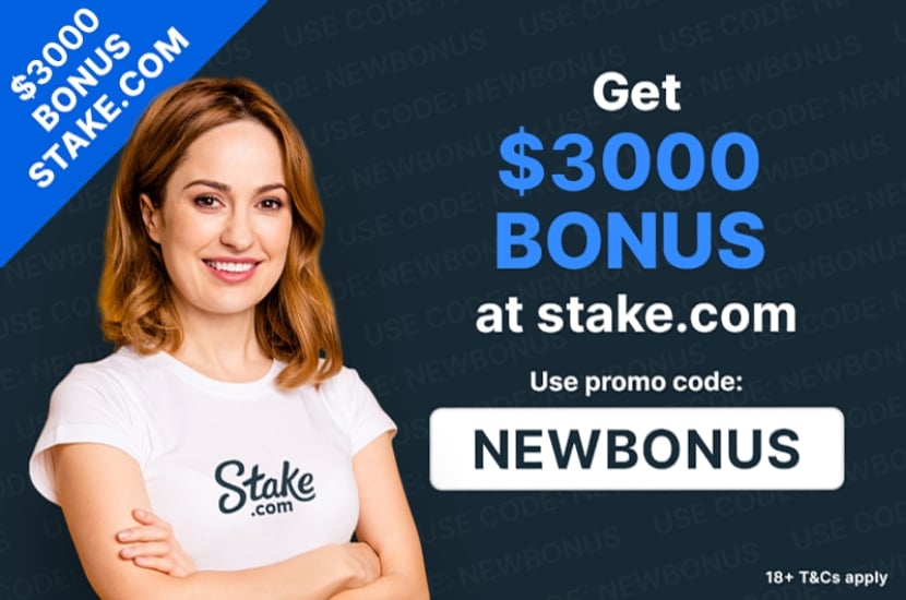 Stake.com Code NEWBONUS - Get $3000 bonus when you join