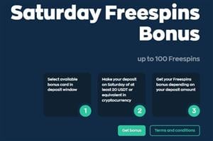 Vave Casino Saturday Free Spins Bonus