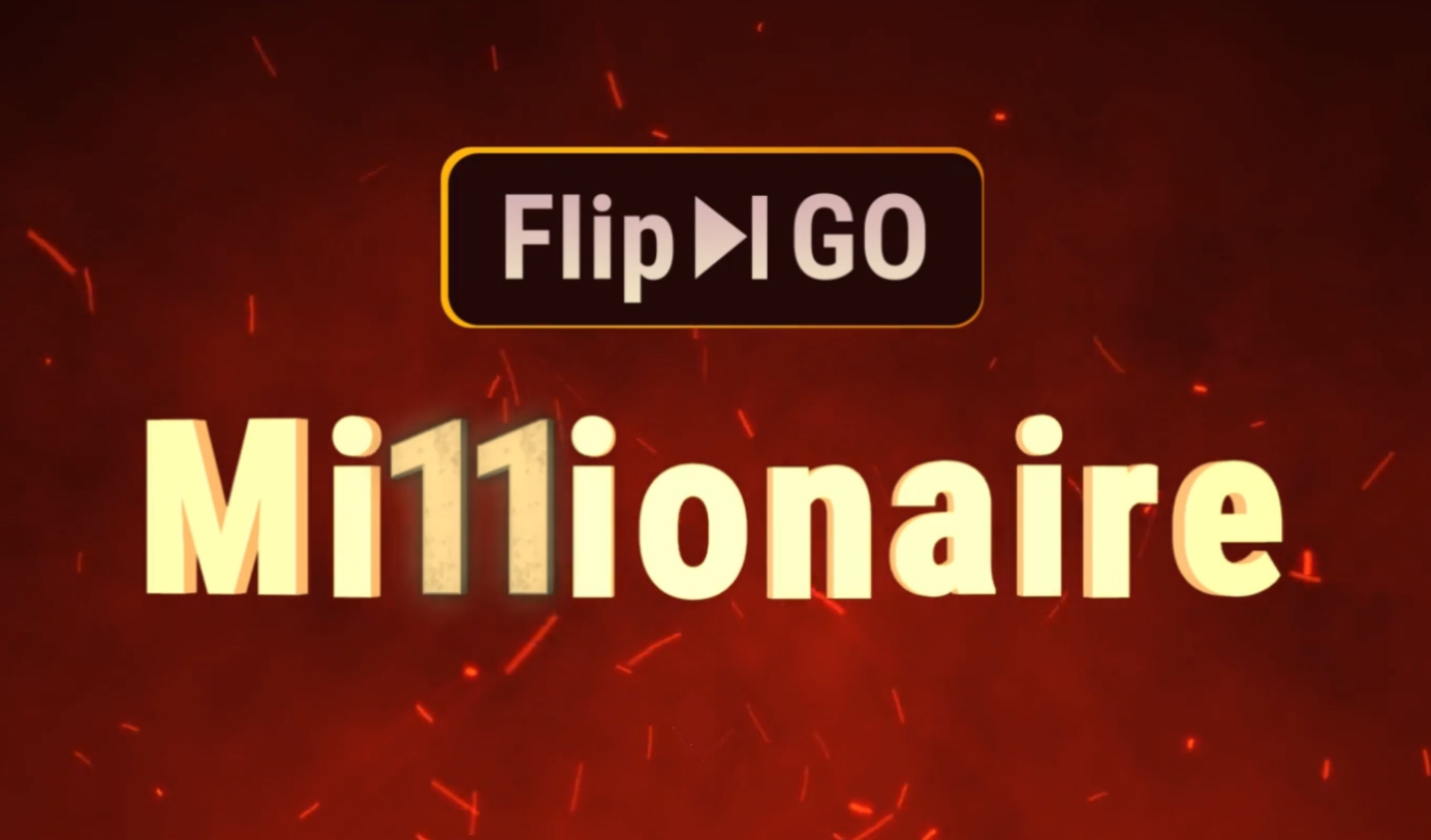 Get a free 11 ticket to GGPoker's Flip & Go Millionaire