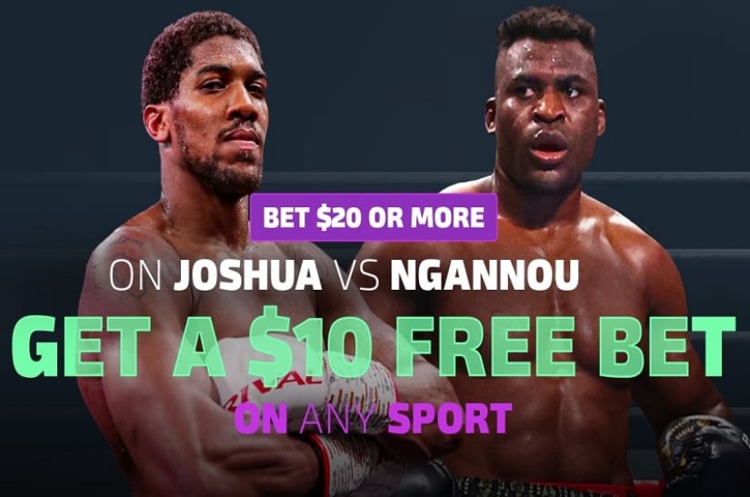 Anthony Joshua Vs Francis Ngannou - Bet $20 & Get A $10 Free Bet