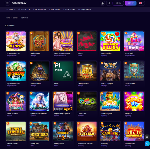 FuturePlay Promo Code | Up to 4 BTC & 400 Free Spins with code NEWBONUS