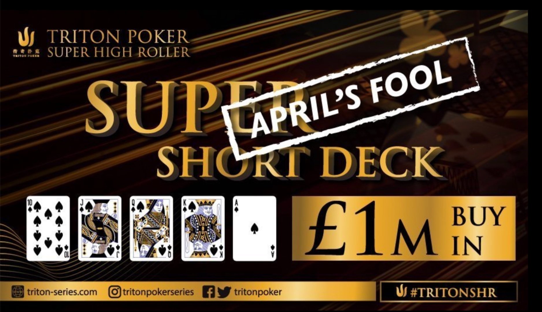 Triton Poker Series £1m Short Deck Spoof