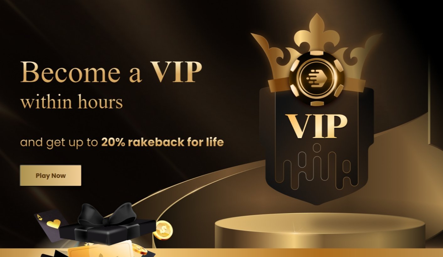 JackPoker VIP Program - How to get 20% rakeback for life