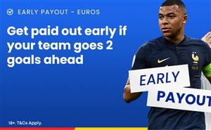Boylesports Early Payout on Euros - Get paid out early if your team goes 2 goals ahead