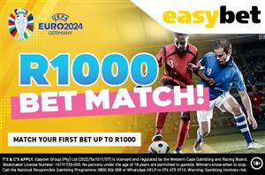 Euro 2024 Special - Get a R1000 matched bet at Easybet