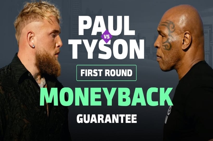 Jake Paul vs Mike Tyson Offer Money Back If Fight Ends In 1st Round