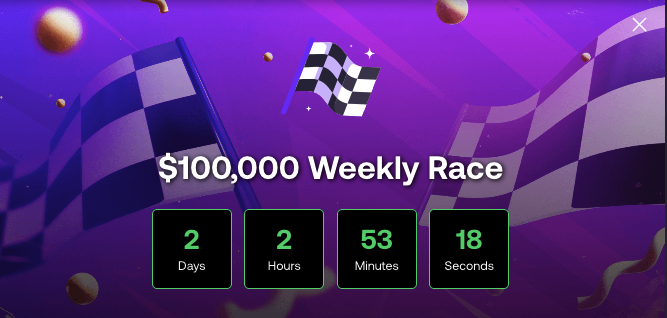 Shuffle.com $100 Weekly Race