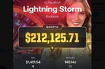 Lightning Storm big win Shuffle