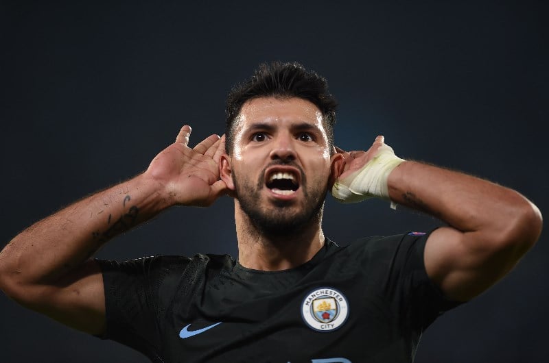 Aguero eur celebrate