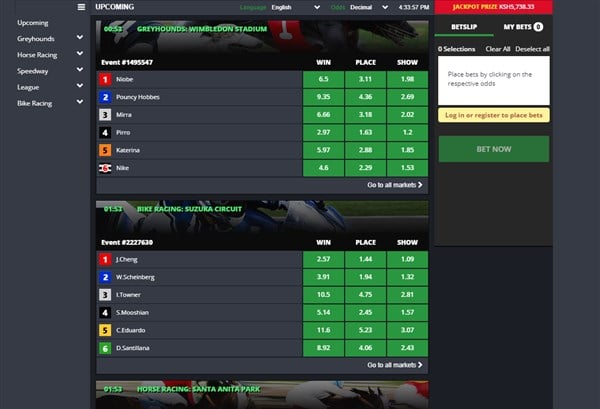 Bet on-The-Squeeze into SportyBet App Mobile Gaming