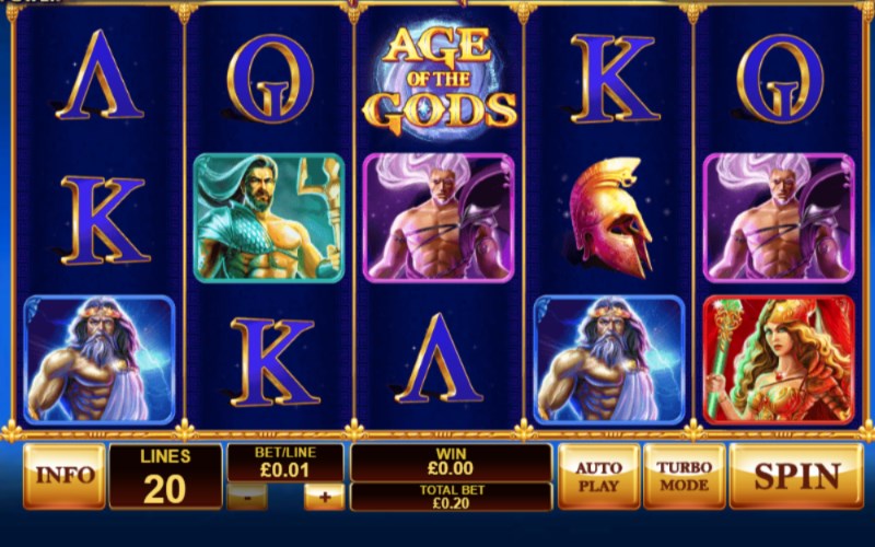 20 free spins age of the gods no deposit required