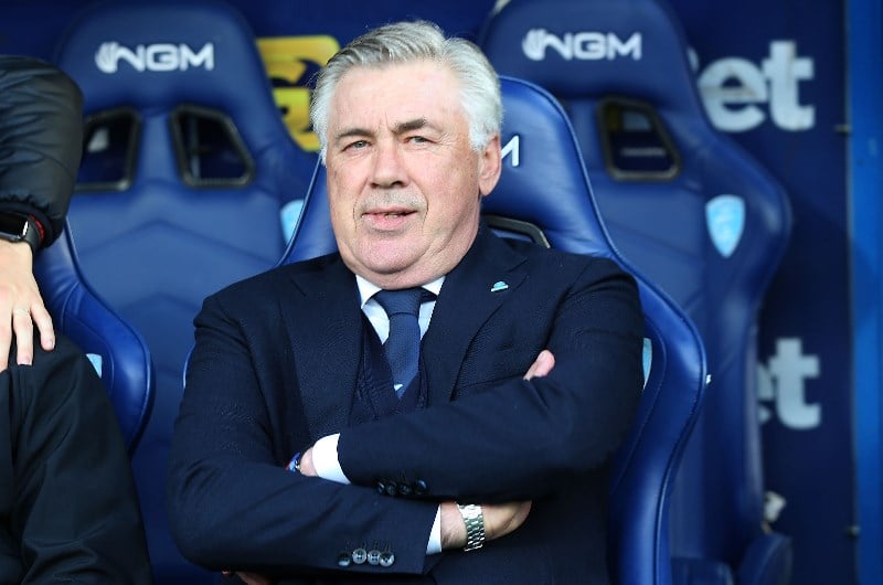 carlo ancelotti napoli coach 2nd place