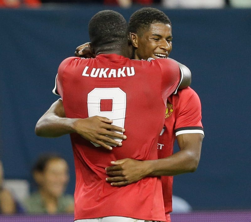 Marcus Rashford and Romelu Lukaku