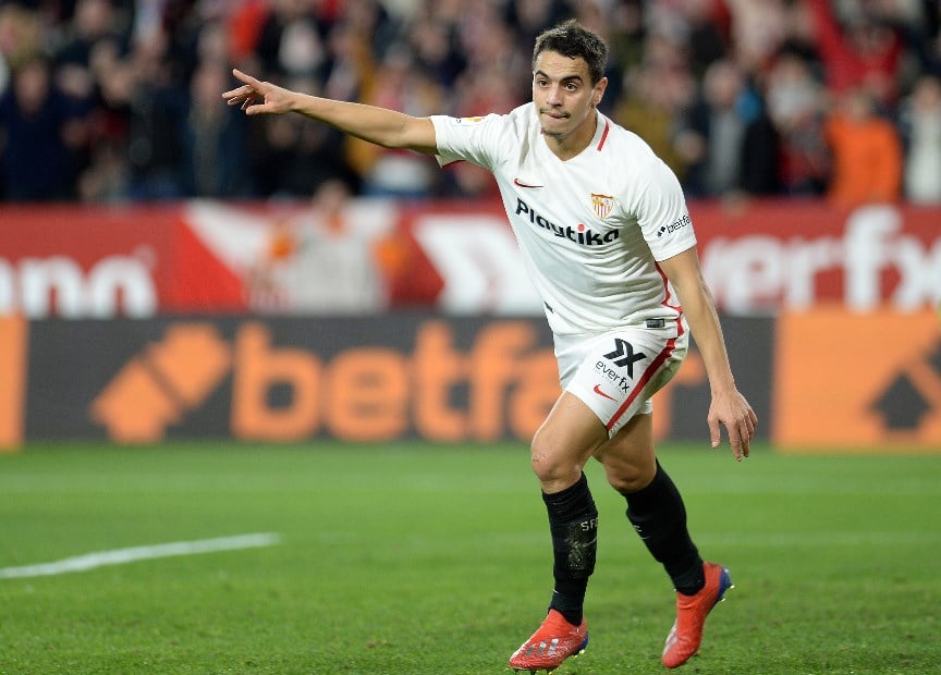 Wissam Ben Yedder celebrate