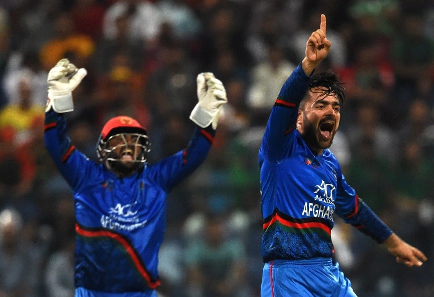 Rashid Khan afghanistan celebrate