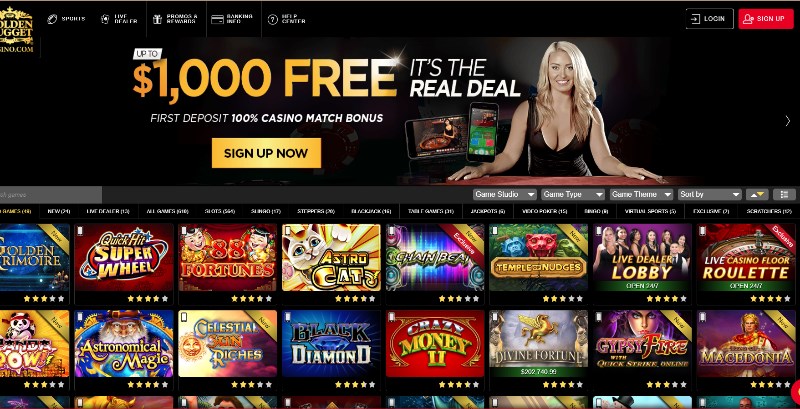 golden nugget online casino signup bonus