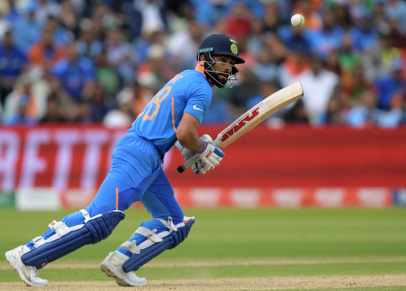 Virat Kohli is backed for a sixth fifty in seven innings for India. (Getty Images)