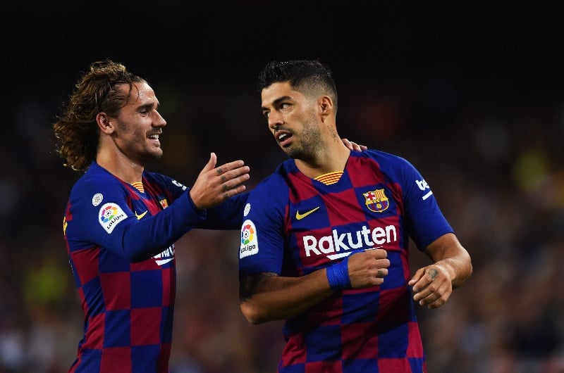 Luis Suarez and Antoine Griezmann