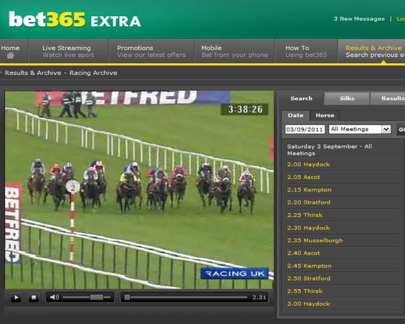 live horse racing online betting