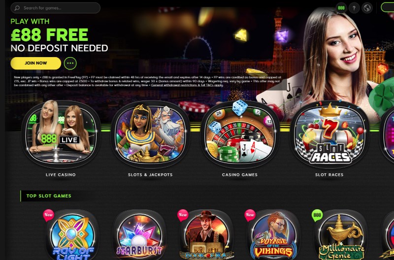 888 free spins