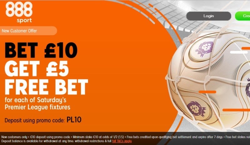 Deposit 5 Get Free Bet