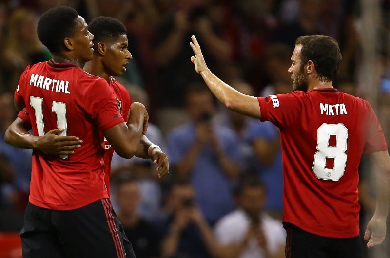 Anthony Martial and Marcus Rashford