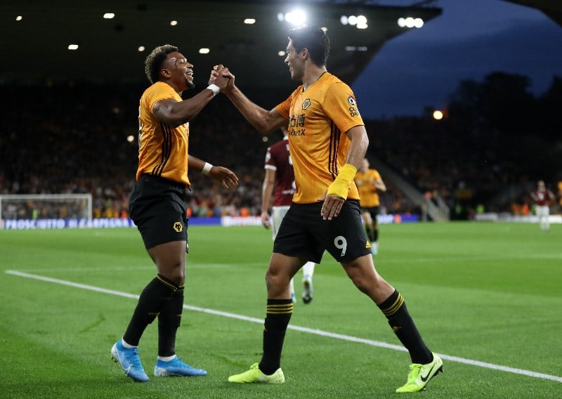 Adama Traore and Raul Jimenez