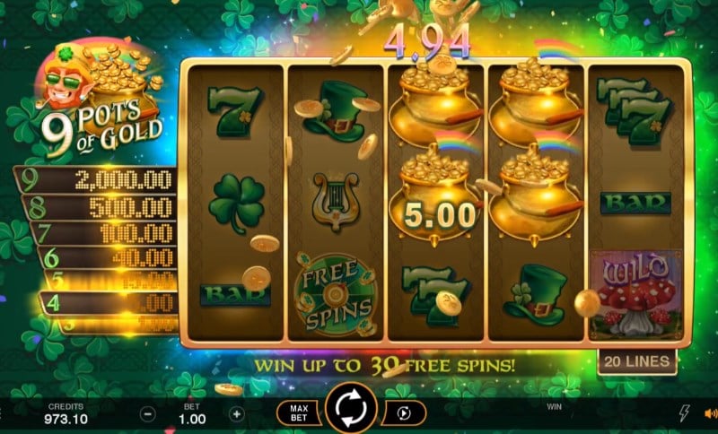 pots of gold slots