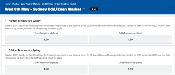 How To Bet On The Weather Daily Weather Betting Guide Find Out How You Can Punt On The Daily Weather Betting Markets