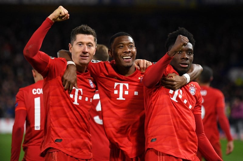 bayern celebrate