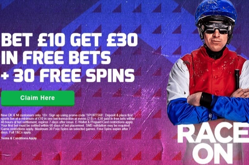 betfred new customer promo code