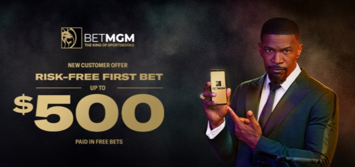 BetMGM bonus code for MNF: Redeem up to $1,000 in free bets for