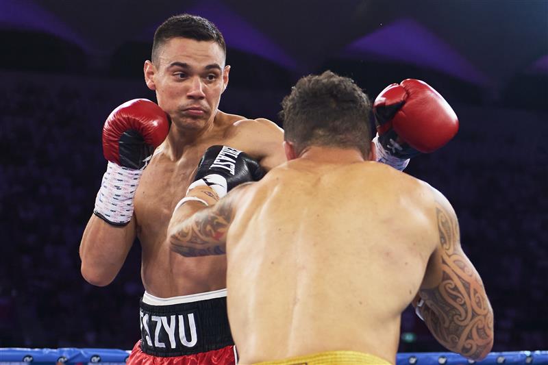 Tim Tszyu vs Bowyn Morgan Pictures - Tim Tszyu beat Bowyn ...