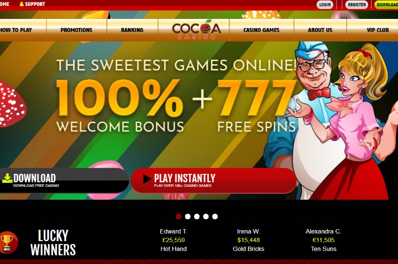 Cocoa casino bonus codes