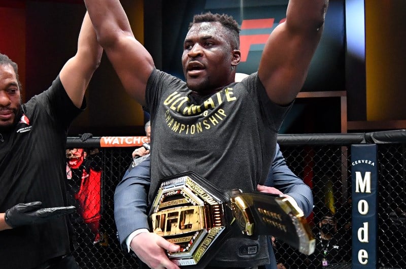 UFC Heavyweight Champion Francis Ngannou