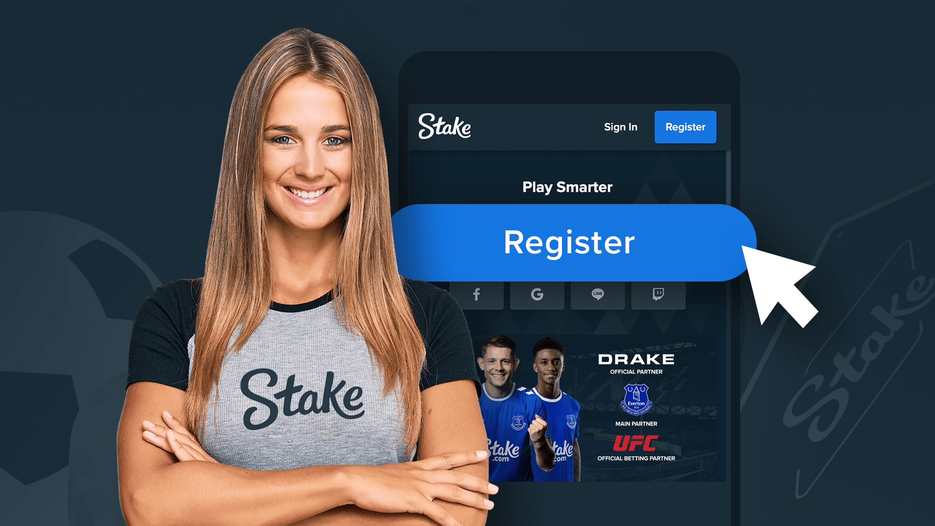 Stake регистрация stakeys